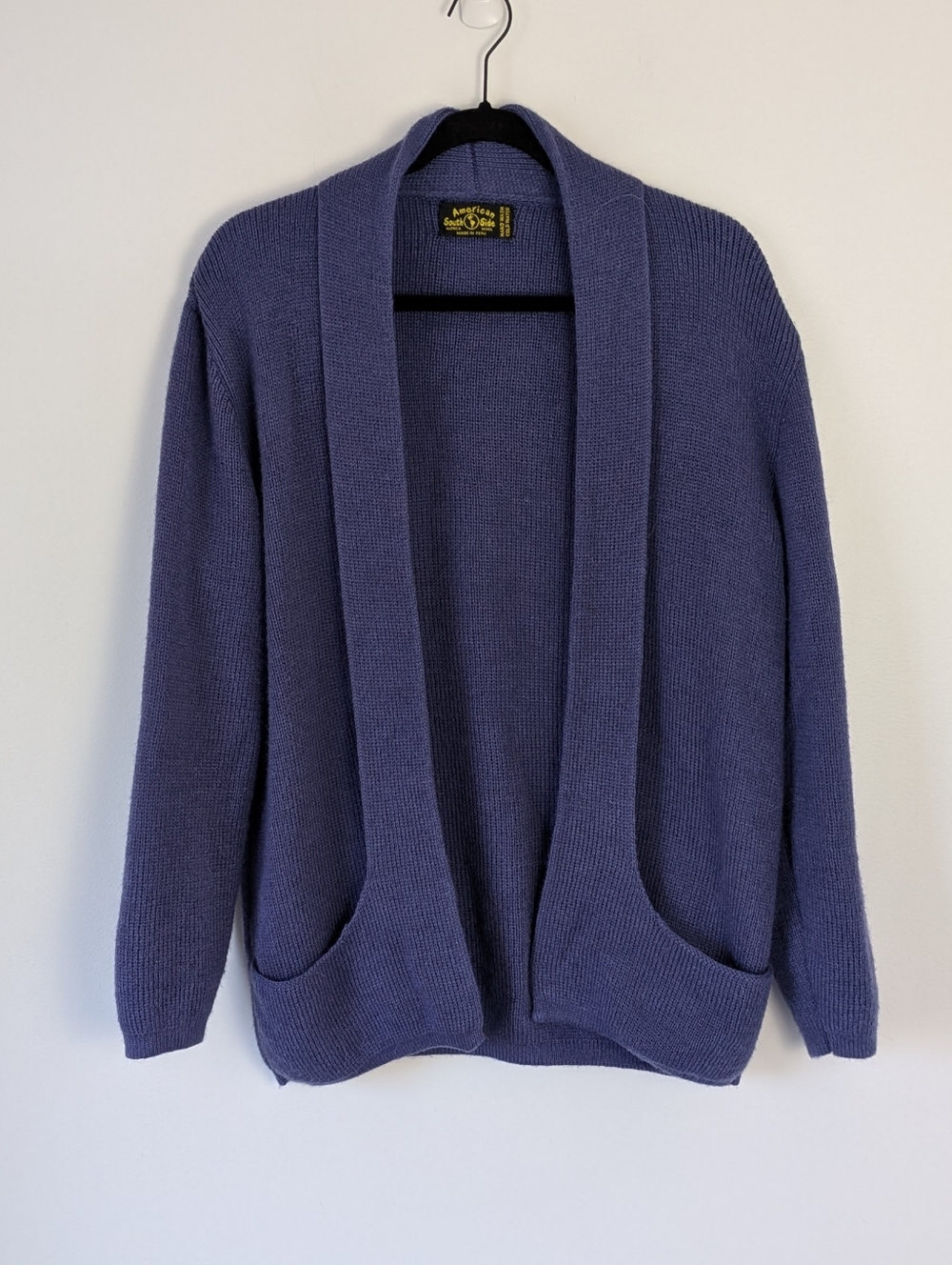 American South Side Wool Alpaca Cardigan Sweater Size M/L